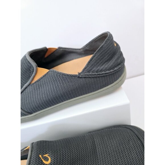 Olukai Nohea Mesh Shoes 10 Slip On Grey Gray Mens Causal Breathable Loafers - Picture 10 of 12